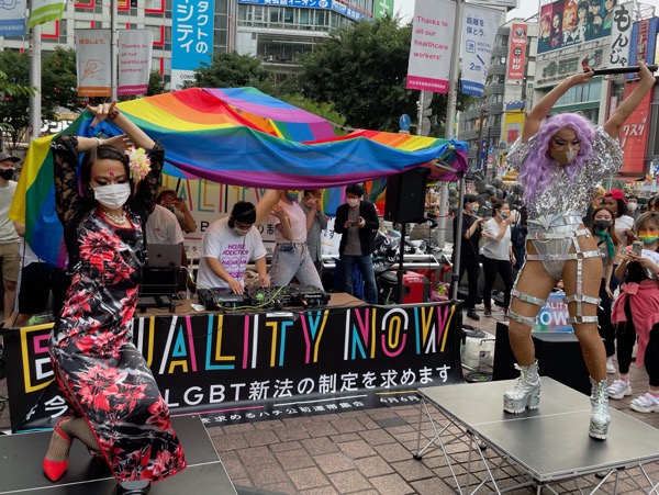 雨上がりの渋谷に虹が出ました：「0606LGBT新法制定を求めるハチ公前連帯集会」レポート【g-lad xx】
