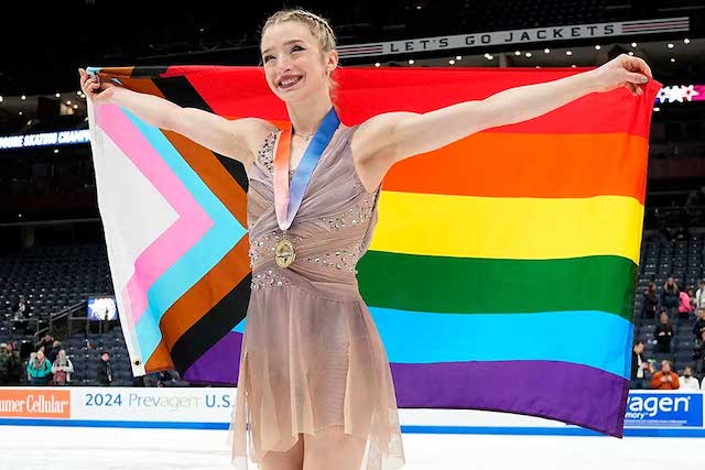 全米フィギュア女子シングルでアンバー・グレン選手が優勝、LGBTQとして初【g-lad xx】